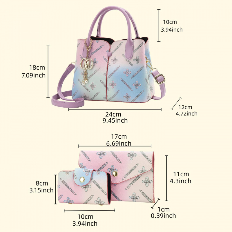 Gradient Damen Dreiteiliges Ta – Crossbody Bag Women Bewertung und Preis