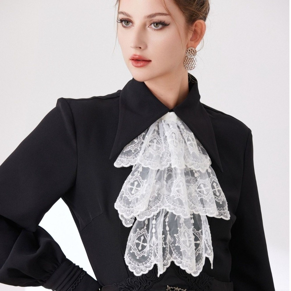 Jabot-Kragen aus Spitze im vik – Women'S Fashion Victorian Bewertung und Preis