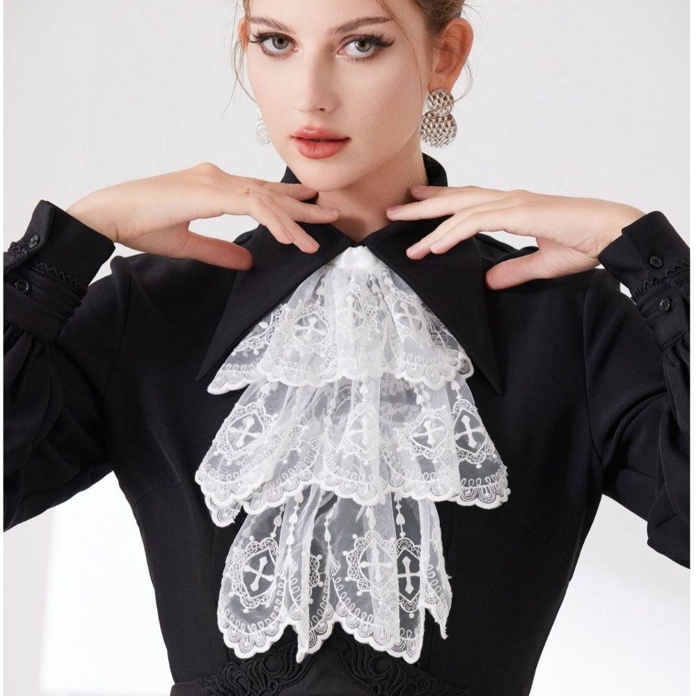 Jabot-Kragen aus Spitze im vik – Women'S Fashion Victorian Bewertung und Preis
