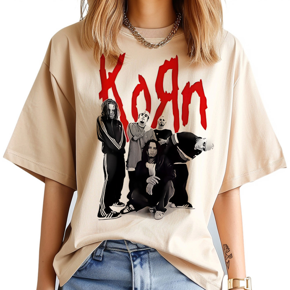 Korn T-Shirt Damen koreanische – Women Fashion 80S Bewertung und Preis